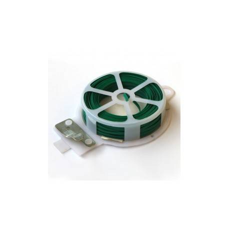 Rollo 20 m alambre verde atar
